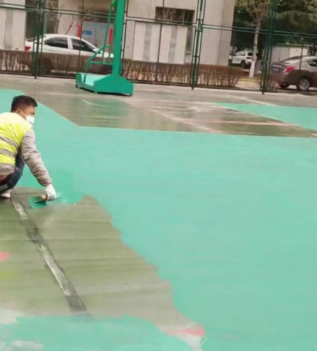 六安球场地面翻新